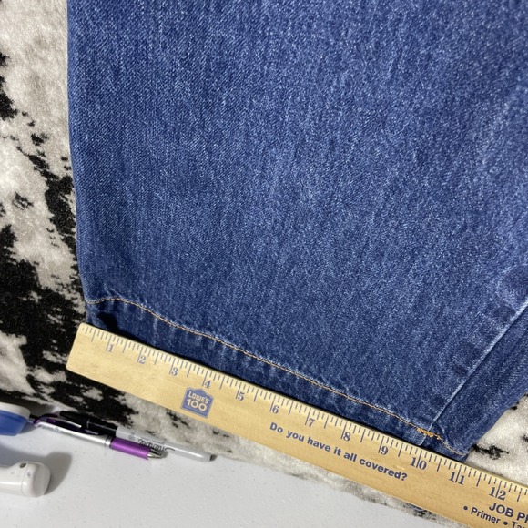 Veronica Beard Taylor Relaxed Wide Leg Jeans Womens Size 28 Belted High Rise - Picture 6 of 13